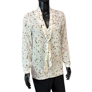 14th & Union Cream Floral Blouse